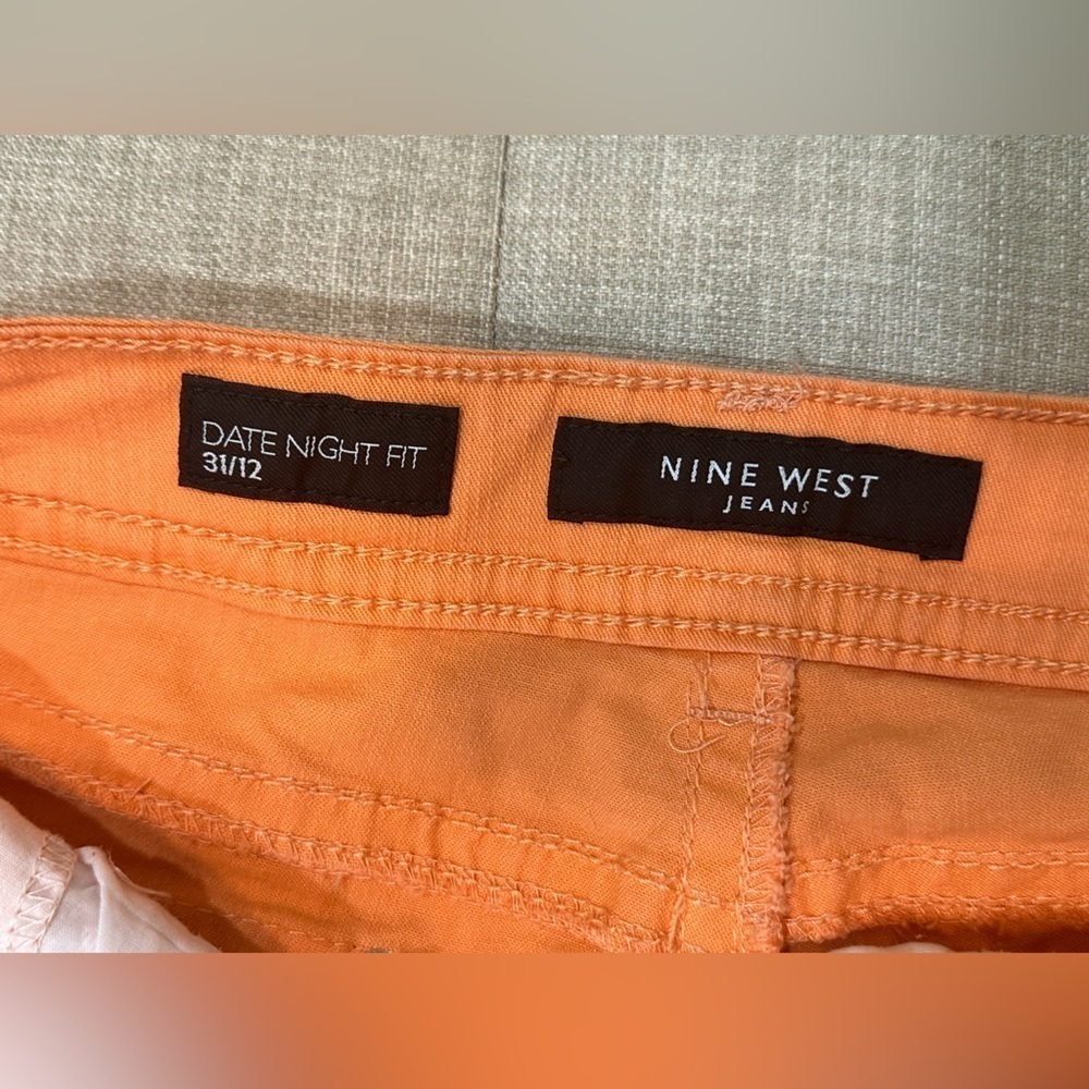 Nine West Women’s Size 12 Annette Capris - Coral/Orange - Good Used Condition - Picture 10 of 10